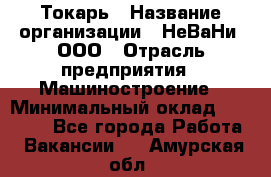 Токарь › Название организации ­ НеВаНи, ООО › Отрасль предприятия ­ Машиностроение › Минимальный оклад ­ 70 000 - Все города Работа » Вакансии   . Амурская обл.